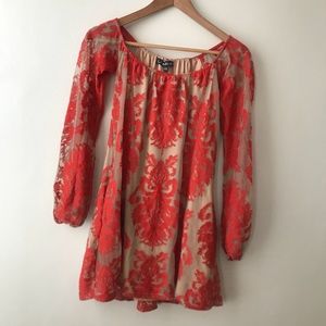 For Love And Lemons Precioso Mini Dress Red XS